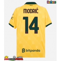 Camisa de Futebol AC Milan Luka Modric #14 Equipamento Alternativo 2025-26 Manga Curta